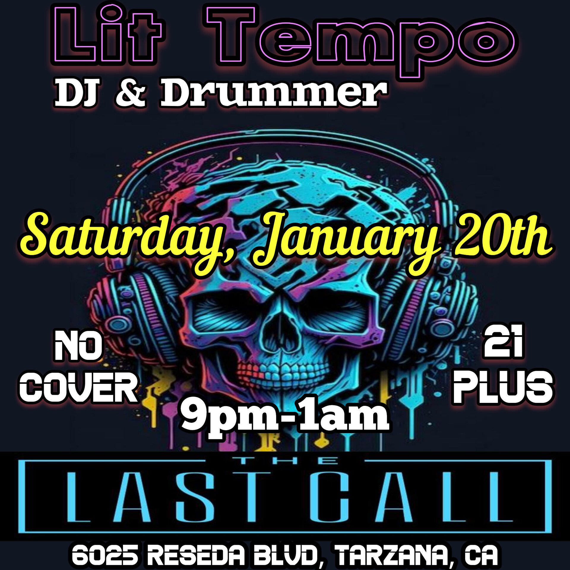 Lit Tempo- DJ & Drummer Night!