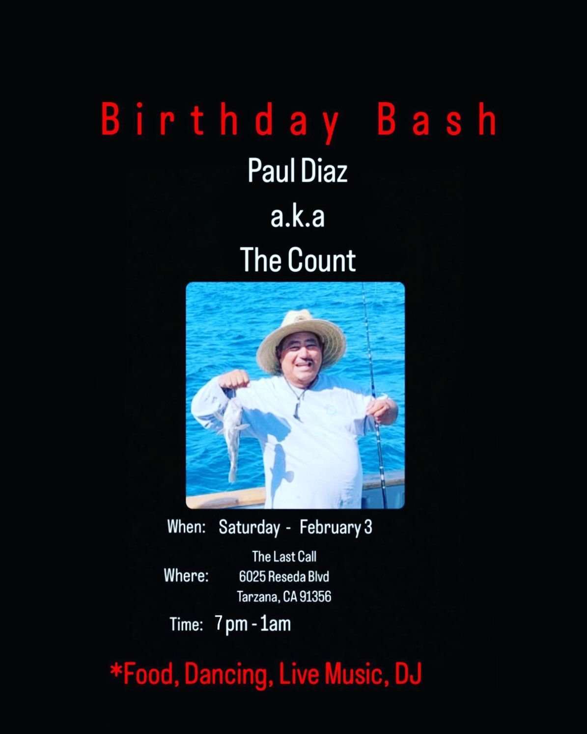 Pauls Birthday Celebration- Live Bands I No Cover