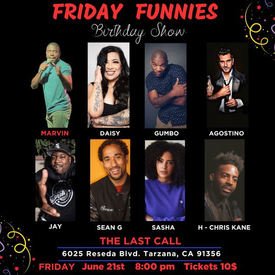 Friday Funnies -Comedy Show (Chris Kane Productions)